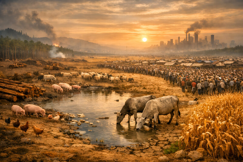 The-Misinterpreted-Resolution-of-Overpopulation---Eight-Billion-People-Is-Not-the-Problem,-Animal-Agriculture-Is